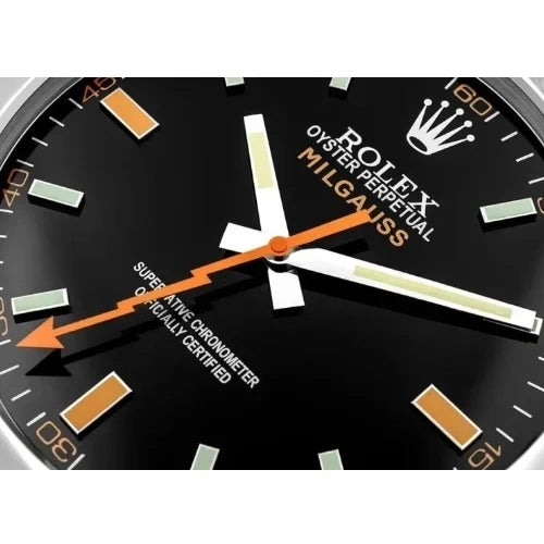 Milgauss Style Wall Clock | Sliver & Black