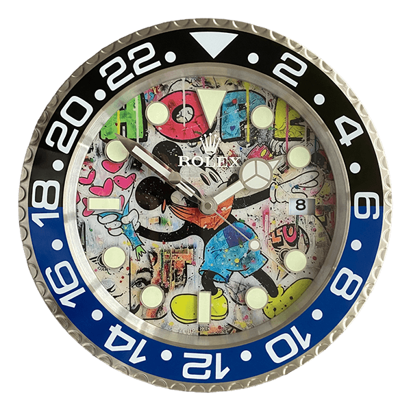 GMT Master II Style Wall Clock | Pop-Art Edition
