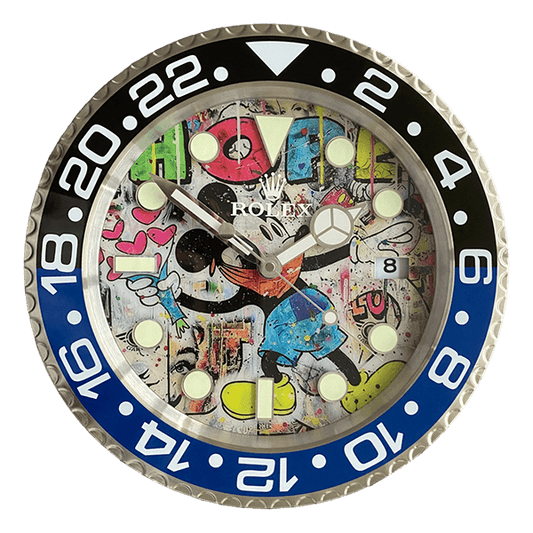 GMT Master II Style Wall Clock | Pop-Art Edition
