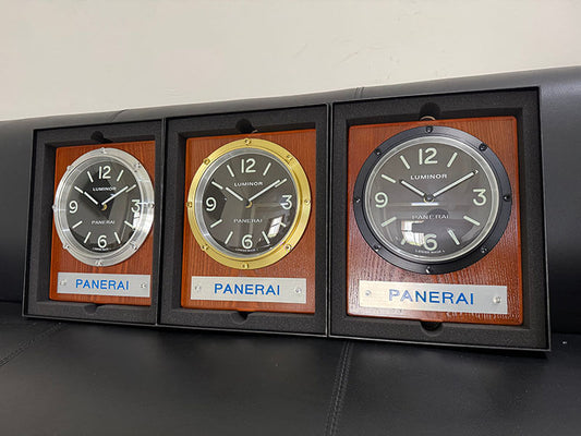 Panerai Inspired Luminor Style Luxury Maritime Clock