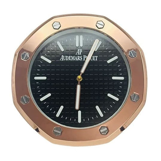 Royal Oak Rose Gold & Black Wall Clock