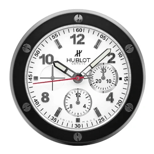 Hublot Inspired Big Bang Style Luxury Wall Clock