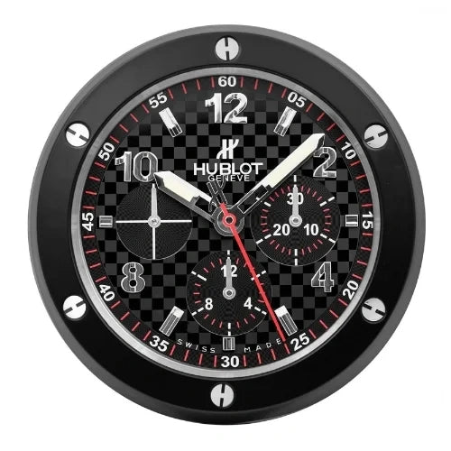 Hublot Inspired Big Bang Style Luxury Wall Clock