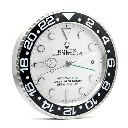 GMT Master II Style Wall Clock | Black & White