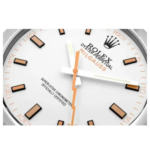 Milgauss Style Wall Clock | Sliver & White