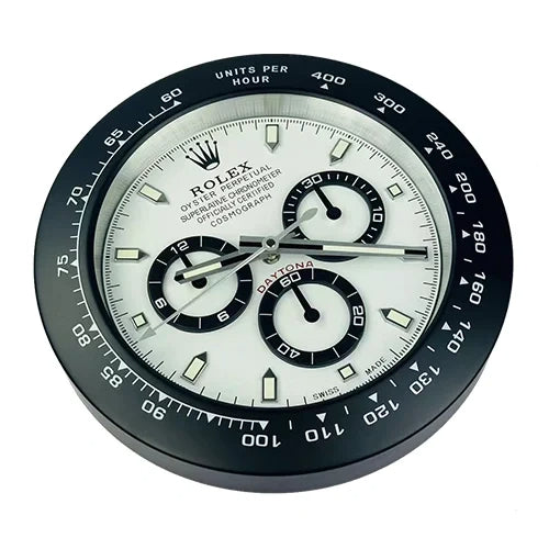 Daytona Style Wall Clock | Panda