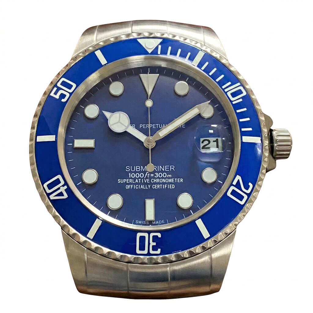 Submariner XXL Blue Wall Clock