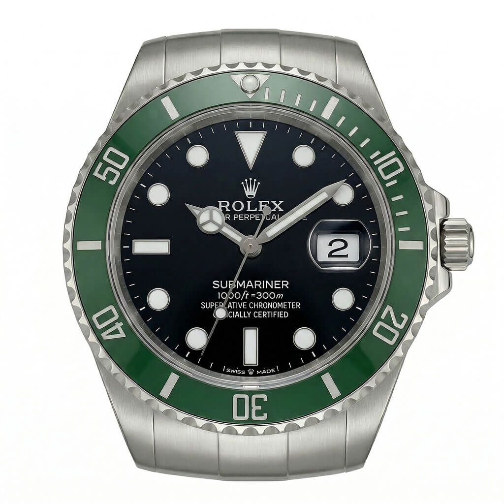 Submariner XXL Green & Black Wall Clock