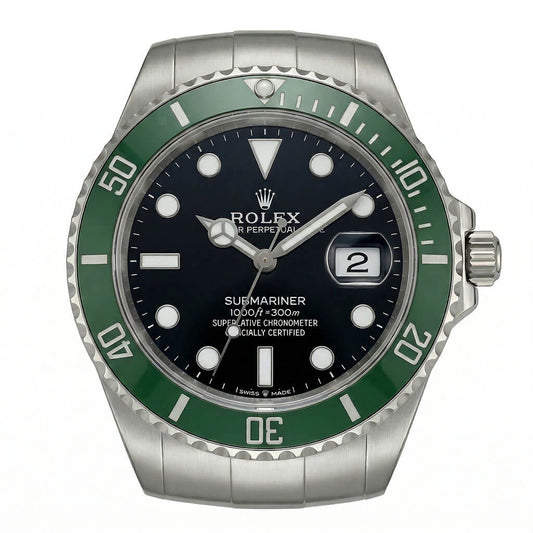 Submariner XXL Green & Black Wall Clock