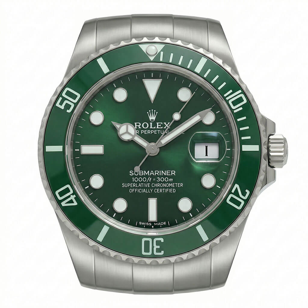 Submariner XXL Green Wall Clock
