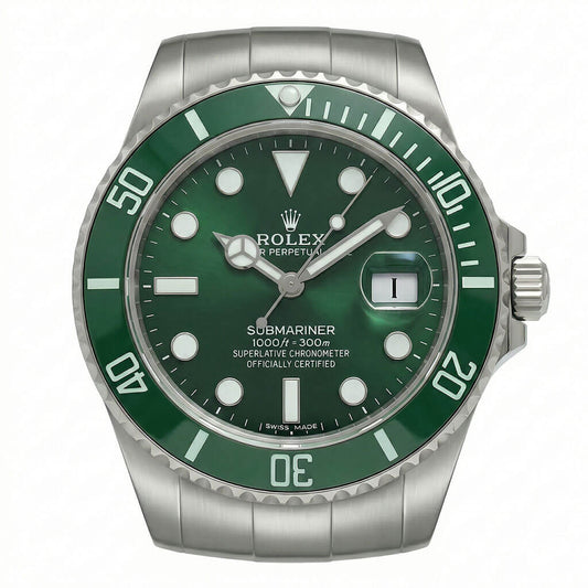 Submariner XXL Green Wall Clock
