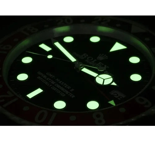 Submariner Style Wall Clock | Gold & Green