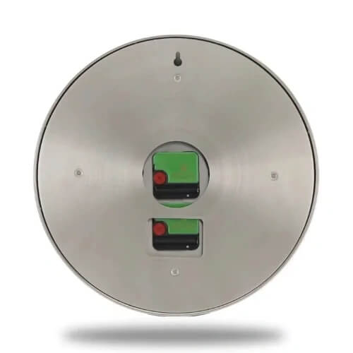 Yacht-Master II Style Wall Clock | White & White