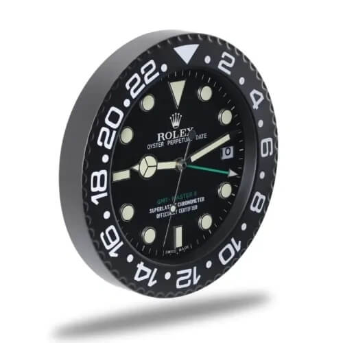 GMT Master II Style Wall Clock | Black