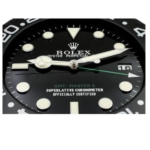 GMT Master II Style Wall Clock | Black