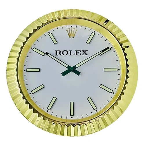 Presidential Wall Clock | Gold & Green