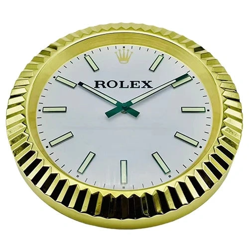 Presidential Wall Clock | Gold & Green