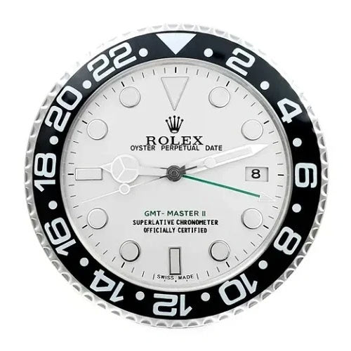 GMT Master II Style Wall Clock | Black & White