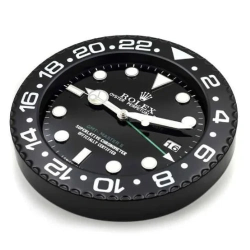 GMT Master II Style Wall Clock | Black
