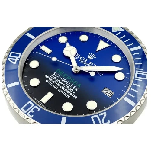 Deepsea Style Wall Clock  |  Blue